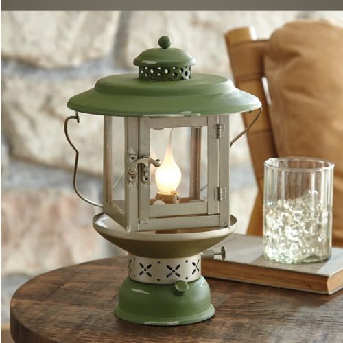 Vintage Lantern Accent Lamp | Black Forest Decor