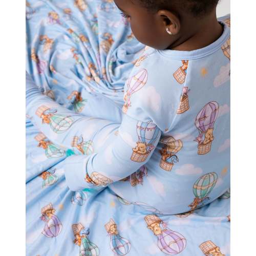 Bear In The Air Zip Romper – Dreamy Bamboo