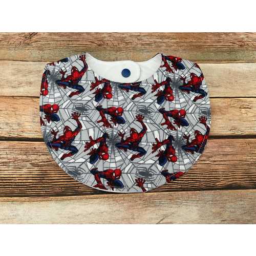 Spiderman Baby Bib for Baby Boy, Baby Shower Gift First Birthday Photo Prop
