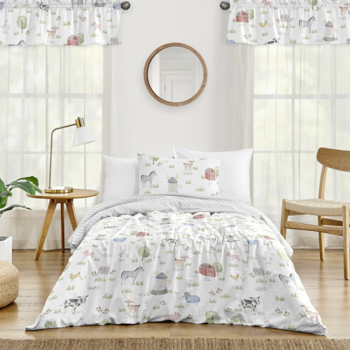 Sweet Jojo Designs Farm Animals Twin Comforter Set by Sweet Jojo Designs & Reviews | Wayfair