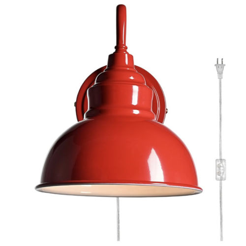 Red Sconce lamp