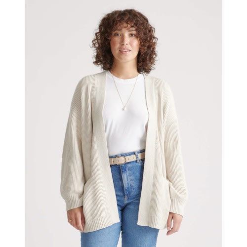 100% Organic Cotton Oversized Cardigan
