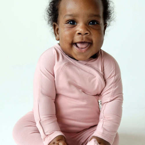 Footie - Peony – Bonsie Skin to Skin Babywear