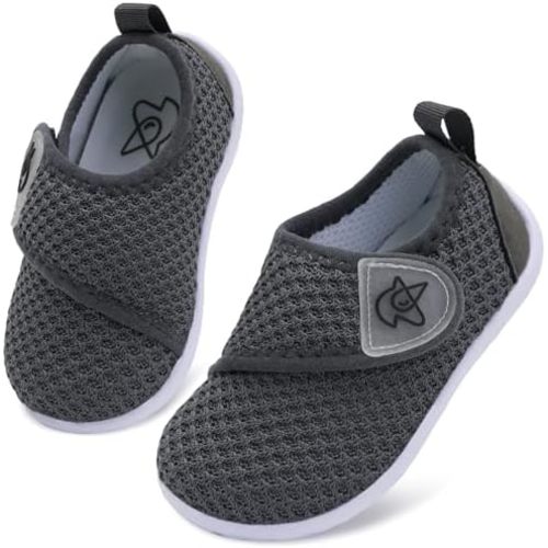 LeIsfIt Baby Shoes Boys Girls First Walking Shoes Non-Slip Infant Sneakers Lightweight Slip-on Crib Sneakers for First Walkers