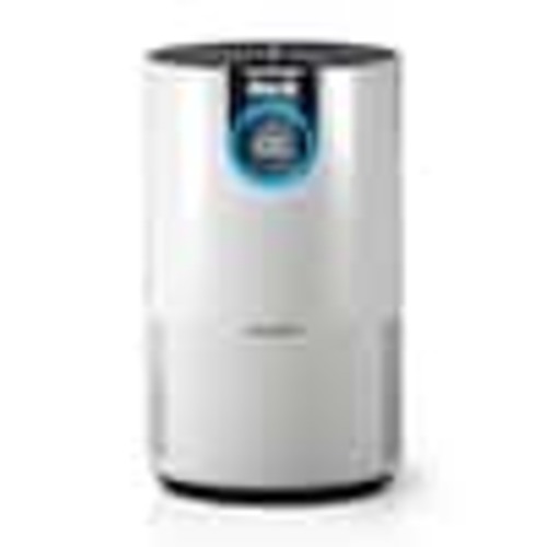 Shark True Console 500 sq. ft. HEPA Filter Air Purifier and Cleaner in Whites with Nanoseal, Cleansense IQ and Odor Lock HP102