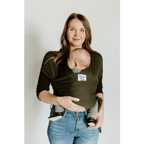 The Jessica Beluga Baby Wrap | Green Bamboo Baby Carrier - Beluga Baby Carriers