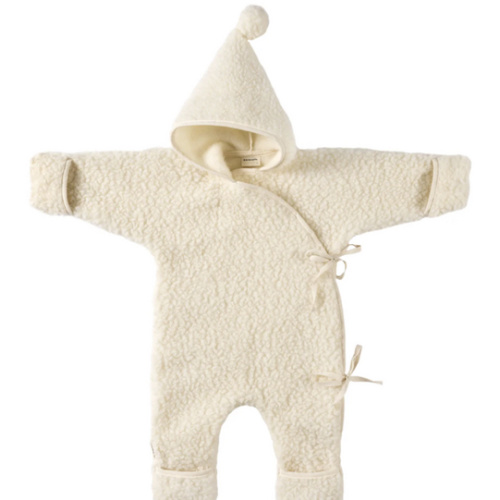 MERINO WOOL SNUGGLESUIT BABY ROMPER – BINIBAMBA