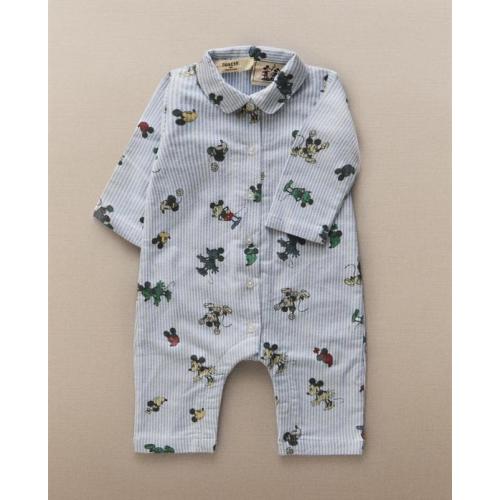 MICKEY & MINNIE © DISNEY FLANNEL BABY FOOTED ROMPER | Zara Home United States of America