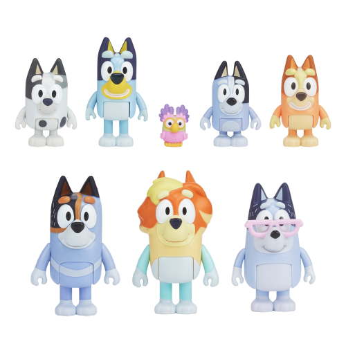 Bluey S7 Exclusive Family 8pk Figurines Toys Playset
