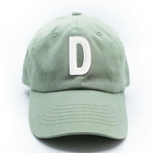Dusty Sage Letter Baseball Hat