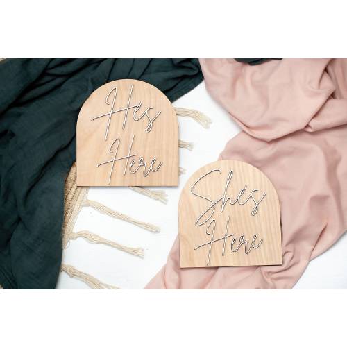 Birth Announcement Gender Reveal Newborn Sign for Hospital