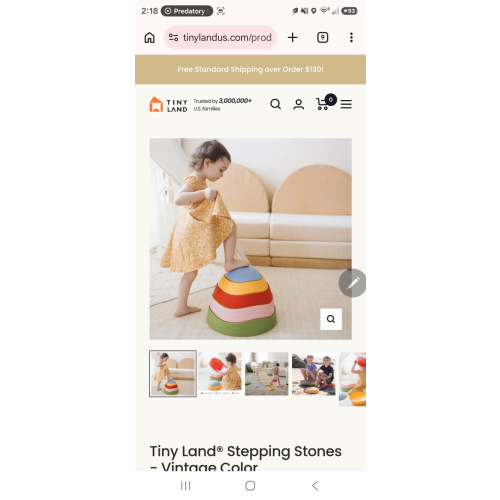 Tiny Land® Stepping Stones - Vintage Color