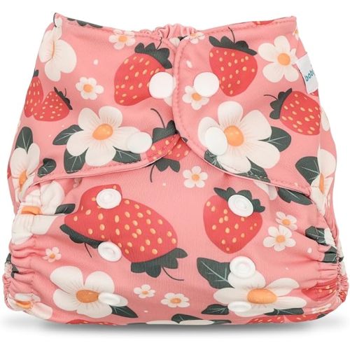 babygoal Baby Cloth Cover for Prefolds,Flats or Fitted Diapers– Adjustable, Reusable, Waterproof Swim Diaper Cover