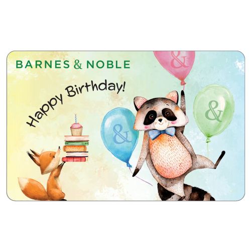Kids Raccoon Happy Birthday eGift Card