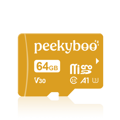 64GB Micro-SD Card for Peekyboo Baby Monitor and Camera