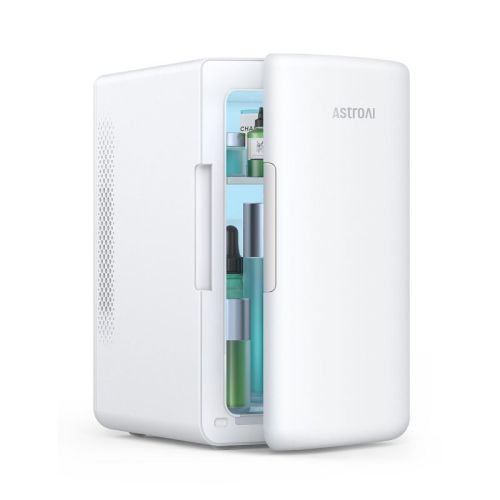 AstroAI 8 Can Mini Fridge 6 Liter Makeup Skincare Refridgerator for Dorm Room, Bedroom