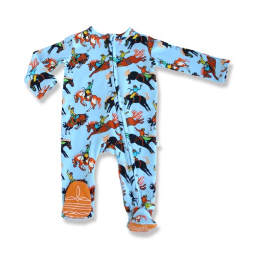 Toughies Bronc  Footie Pajama