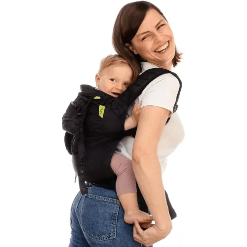 Boba Air Ultra-Lightweight Baby Carrier & Toddler Carrier (15-45 lbs) - Certified Hip-Healthy Baby Carriers, Travel-Friendly Baby Holder Carrier, Ergonomic Baby Carrier, Baby Wearing Carrier (Black)