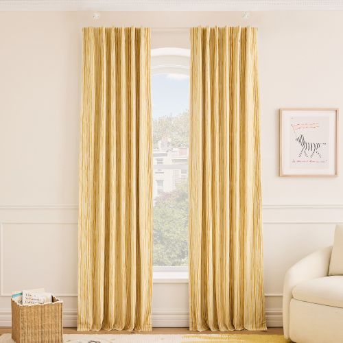 Painted Stripe Blackout Curtain
