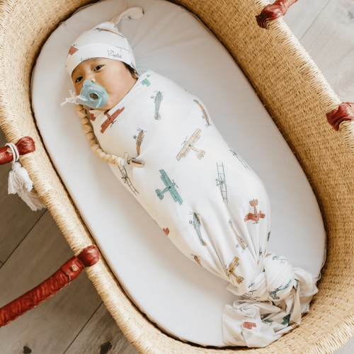 Knit Swaddle Blanket - Ace