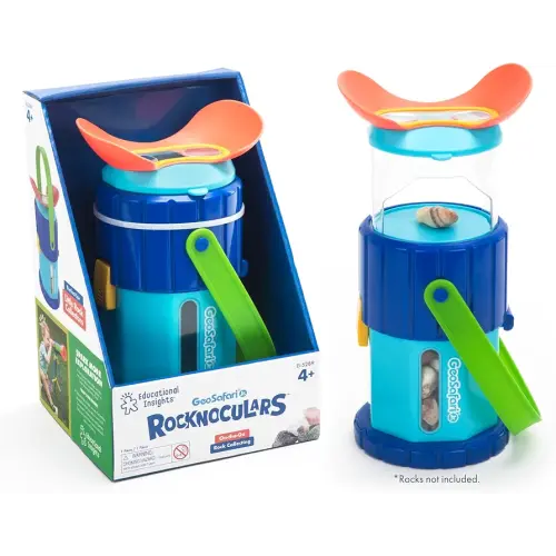 Educational Insights GeoSafari® Jr. Rocknoculars™ - Rock Microscope for Kids Ages 4+, Educational Science Kits for Toddlers