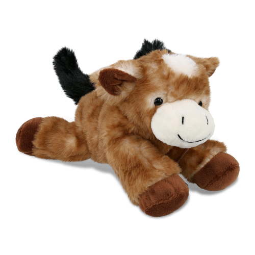 Super Soft Plush Lying Brown Donkey