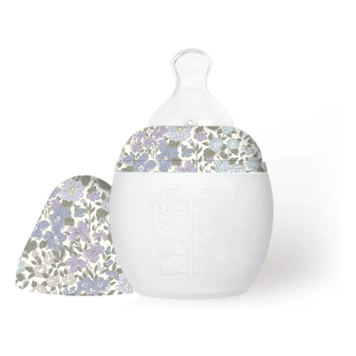 Joanna Louise medical silicone feeding bottle and physiological teat - Elhée x Liberty | Lavender