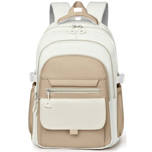 DAKIMOE Fashion Teen School Backpack for College, Aesthetic Bookbag for Women