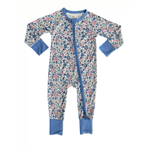 Lily Floral Zipper Romper