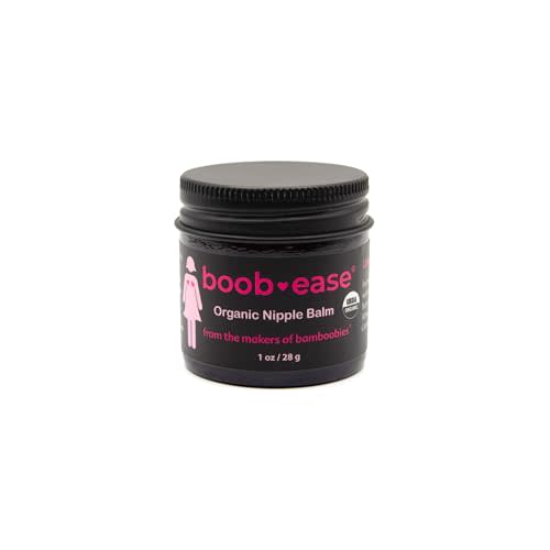 Bamboobies Women's Nipple Cream, Organic Cream for Soothing Skin, Nipple Balm, 1 oz (Pack of 1)