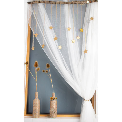 Natural Hanging Stars, Christmas Decorations, Christmas Stars Hanging Decorations, Christmas Tree Decor