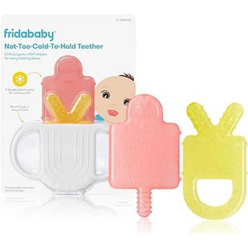 Frida Baby Not-Too-Cold-to-Hold BPA-Free Silicone Teether for Babies