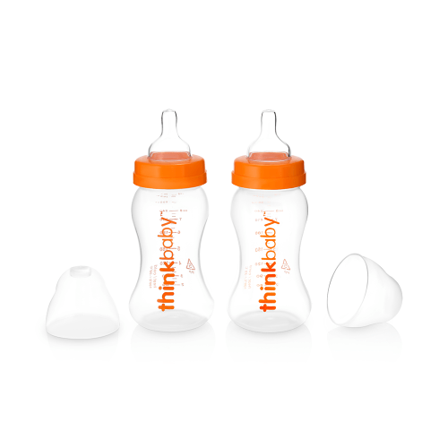 Twin Pack with Stage A Nipples (9oz)