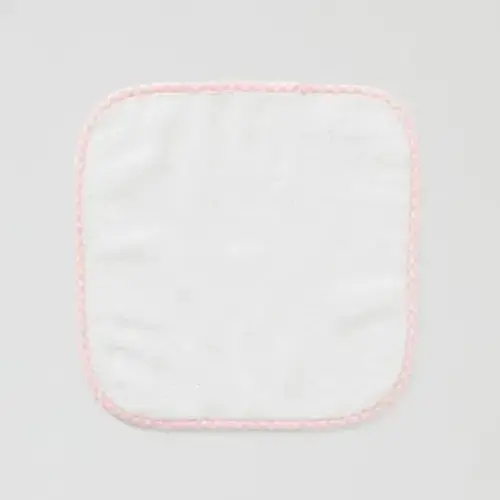 Monogrammed Baby Washcloths (pink pair) | Weezie Towels
