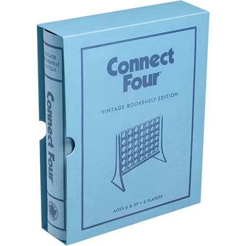 WS Game Company Connect Four Vintage Bookshelf Edition