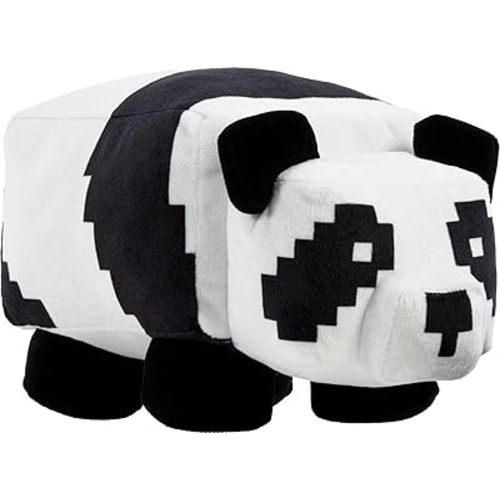Mattel Minecraft Basic Panda Plush, Video-Game Character Soft Doll, Collectible Toy Gift for Ages 3 Years & Older