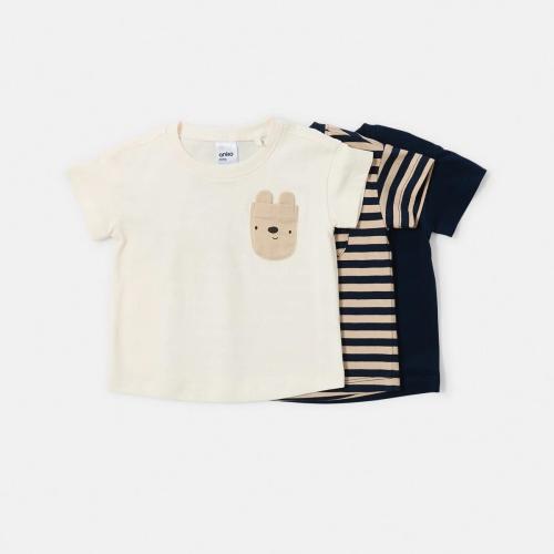 3 Pack Pocket T-shirts - Kmart