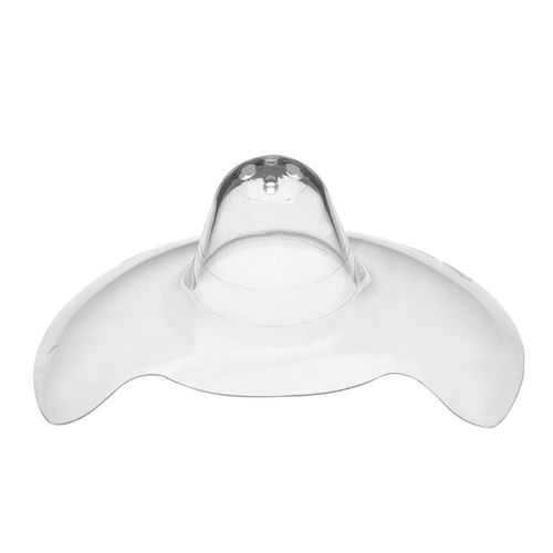 Medela Contact Nipple Shield for Breastfeeding, Large 24mm Nippleshield, for Latch Difficulties or Flat or Inverted Nipples, Made Without BPA