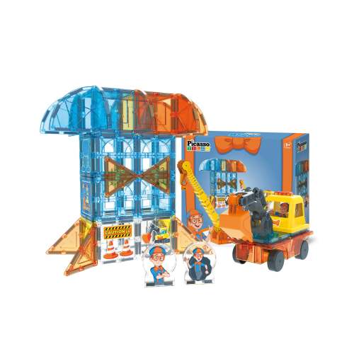 Blippi Magnetic Tiles Building Set by PicassoTiles