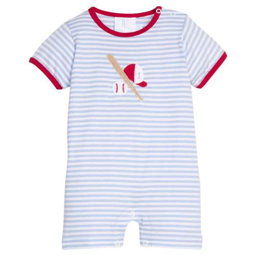 Applique Romper - Baseball