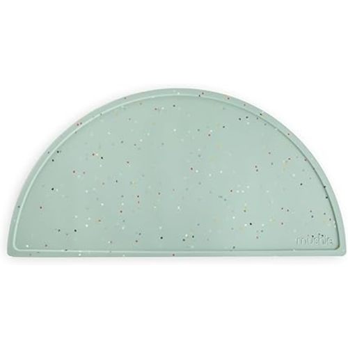 Non-Slip Silicone Placemat | BPA-Free | Cambridge Blue Confetti