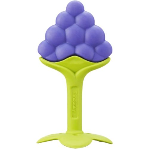 Innobaby Original Teethin Smart EZ Grip Fruit Teether and Sensory Toy for Babies and Toddlers in Grape. BPA Free Teether
