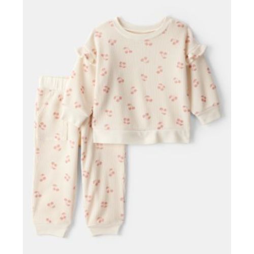 Baby Girls 2-Piece Long Sleeves T-Shirt and Pants Set