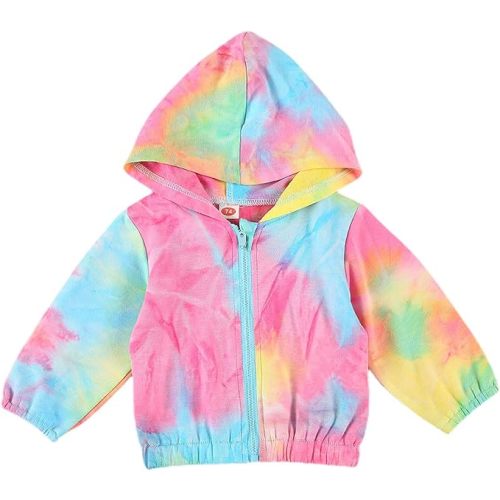 Baby Girl Jacket Zip up Hooded Coat Long Sleeve Hoodie Sweatshirt Toddler Windbreaker Jacket Fall Winter Clothes