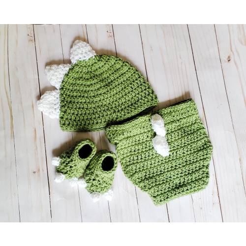 Dinosaur Outfit Photo prop Knit Crochet, Costume Infants, Crochet, Newborn Dinosaur Outfit, baby dinosaur outfit, Baby Gift