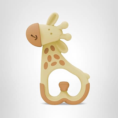 Dr. Brown's Ridgees Giraffe, Massaging Baby Teether, Designed by a Pediatric Dentist, BPA Free, 3m+