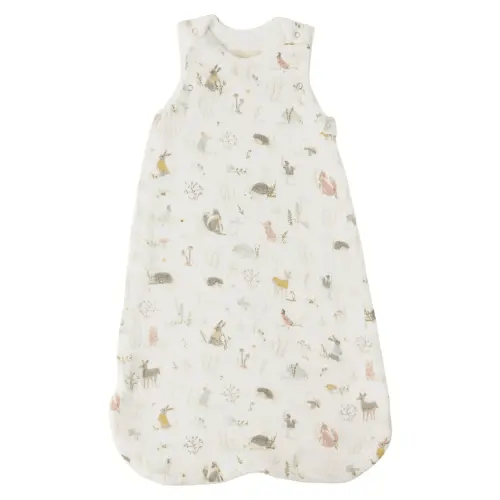 1.0 Organic Cotton Wearable Blanket -Forest Fable 0-9 months