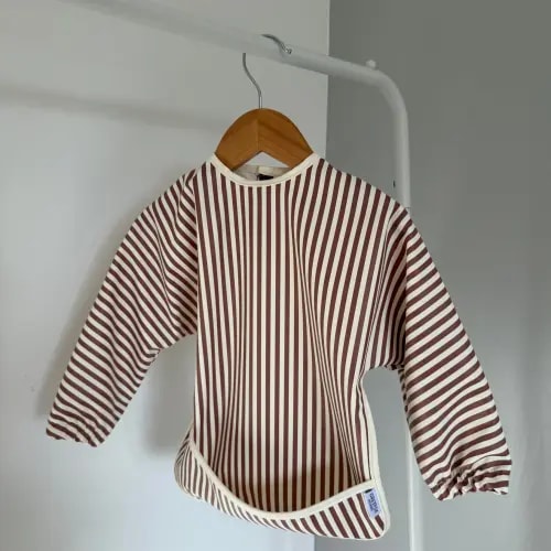 Greyfox Long Sleeved Bib - Mocha Stripe