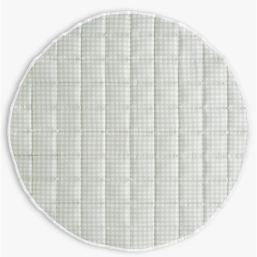 Picnic Gingham Play Mat - Green | Gooselings