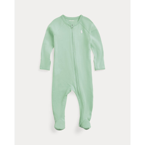 Cotton Interlock Footed Coverall